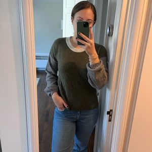 Madewell bubble sleeve sweater - NEVER WORN!